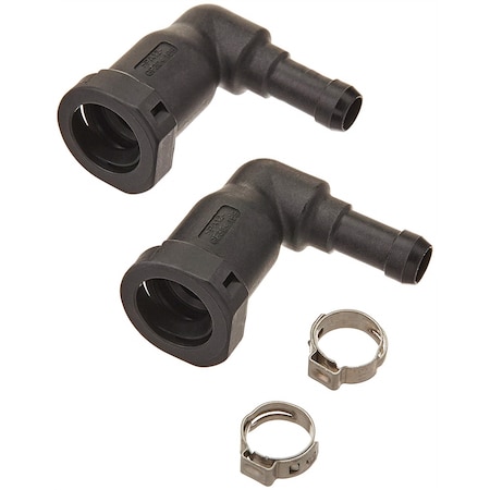 S.U.R. & R. Auto Parts SUR&R 3/8 - 3/8 in. 90 Degree Degree Push Quick Connect Air Tool KP125